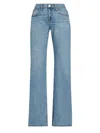 RE/DONE WOMEN'S LOOSE BOOT MID-RISE BOOT-CUT JEANS