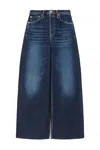 Re/done High-rise Wide-leg Jeans In Multi