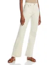 Re/done Womens High Rise Corduroy Wide Leg Jeans In Beige