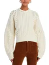 Re/done Crewneck Cable Pullover In Multi