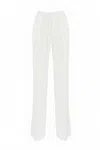 Re-hash Allegra Linen Palazzo Trousers In Bianco
