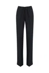 Re-hash Allegra Linen Palazzo Trousers In Blu