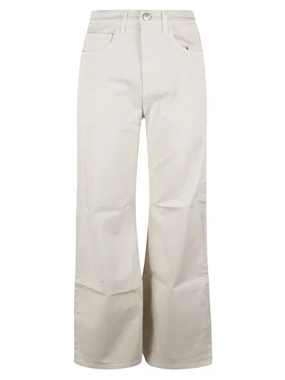 Re-hash Distressed Patch-detail Jeans In Neutral