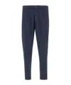 Re-hash Dark Blue Straight Casual Pants In Black