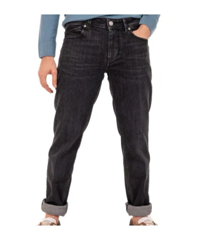 Re-hash Button Jeans Pants In Black
