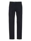 Re-hash Buttoned Straight-leg Trousers In Black