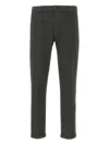 Re-hash Check-print Chinos In Green