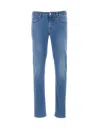 Re-hash Classic Straight-leg Jeans With Mid-rise Waist In Blue