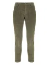 Re-hash Corduroy Cotton-blend Trousers In Green