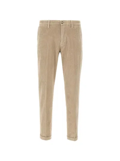 Re-hash Corduroy Logo Trousers In Brown
