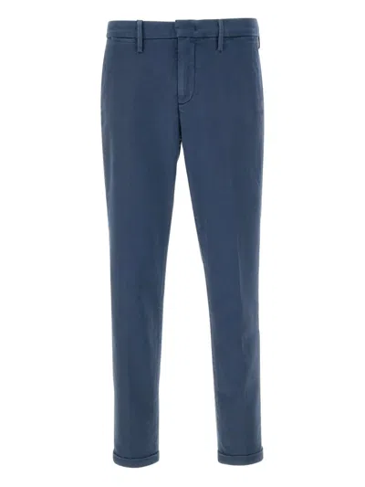 Re-hash Cotton-blend Trousers In Blue