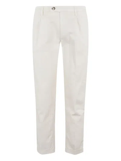 Re-hash Cotton Chinos In White