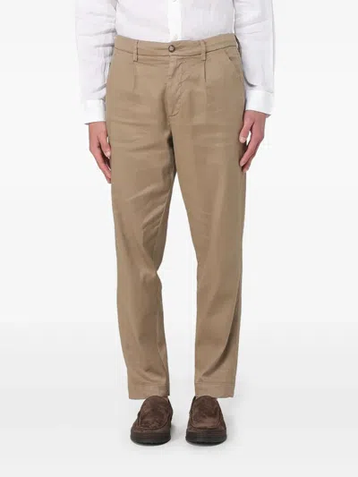 Re-hash Cotton Straight-leg Trousers In Beige