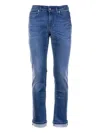 Re-hash Cuffed Jeans In Blue