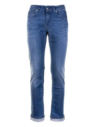 Re-hash Cuffed Jeans In Blue