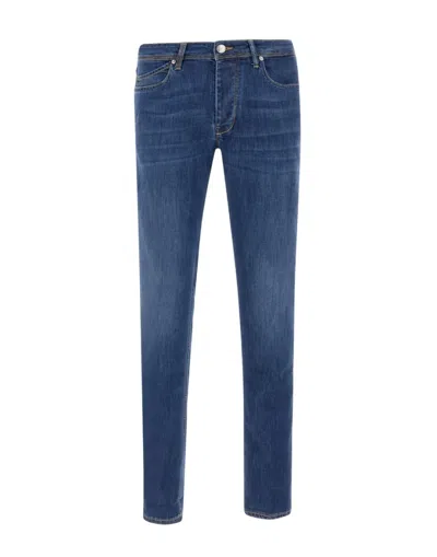 Re-hash Dark Denim Slim-fit Jeans In Blue