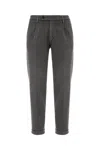 Re-hash Dark Grey Stretch Cotton Chino Pants In Gray