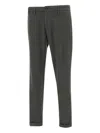 Re-hash Flat-front Cuffed Chinos Trousers In Gray