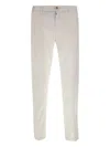 Re-hash Logo Button Chinos Trousers In White