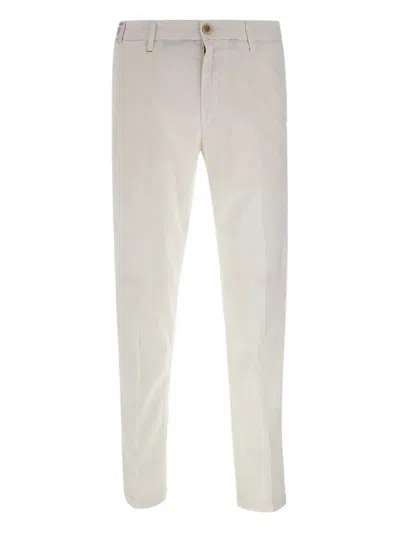 RE-HASH LOGO BUTTON CHINOS TROUSERS