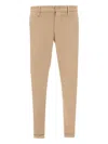 Re-hash Logo-patch Button Trousers In Neutral