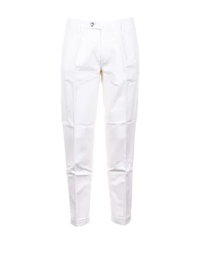 Re-hash Mens White Trousers In Naturale