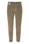 Re-hash Mucha - Stretch Cotton And Lyocell Chino In Brown