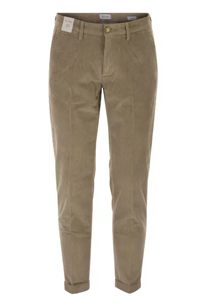 Re-hash Mucha - Stretch Cotton And Lyocell Chino In Brown