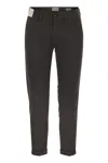 Re-hash Re_hash Man Pants Lead Size 34 Cotton, Lyocell, Elastane In Gray