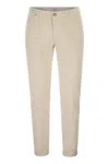 Re-hash Ribbed Chinos Trousers In Neutral