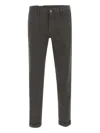 Re-hash Mucha Button Turn-up Regular Trousers In Gray