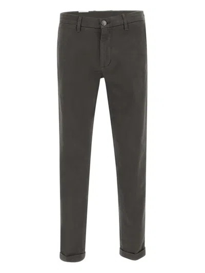 Re-hash Mucha Button Turn-up Regular Trousers In Gray