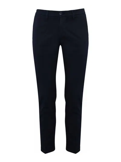 Re-hash Mucha Chino Trousers In Cotton In Azul