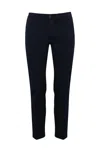 Re-hash Mucha Chino Trousers In Cotton In Blue
