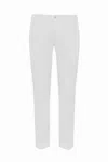 Re-hash Mucha Chino Trousers In Cotton In Bianco