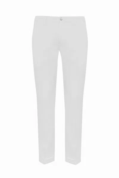 Re-hash Mucha Chino Trousers In Cotton In Bianco