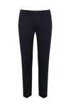 Re-hash Mucha Chino Trousers In Cotton In Blu
