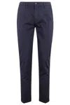 Re-hash Mucha Chinos Con Risvolto In Blue Dark