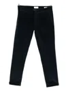 Re-hash Mucha Corduroy Cuffed-hem Chinos In Black