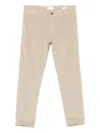 Re-hash Mucha Corduroy Cuffed-hem Chinos In Neutral