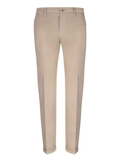 RE-HASH RE-HASH MUCHA COTTON BROWN TROUSERS