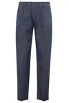 Re-hash Belt Loops Slacks In Blue