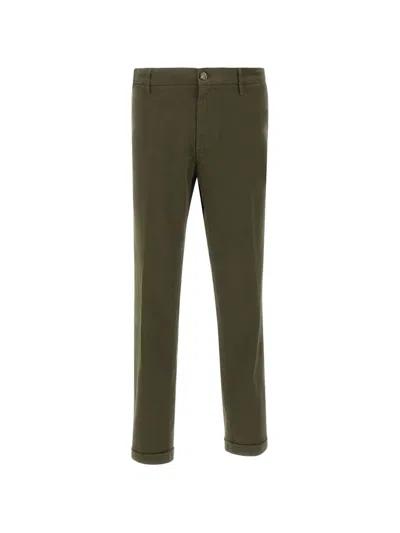Re-hash Mucha Front-pleats Chino Trousers In Green