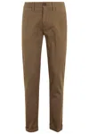 Re-hash Logo-patch Chinos In Brown