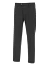 Re-hash Mucha Textured Cuffed Trousers In Black