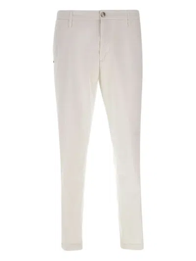 Re-hash Murcha Welt-pocket Turn-up Trousers In White