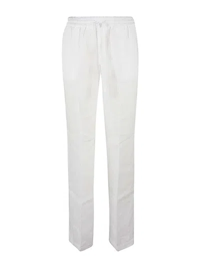 Re-hash Linen Trousers In White