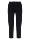 Re-hash Midnight Blue Stretch Cotton Chino Pants In Black