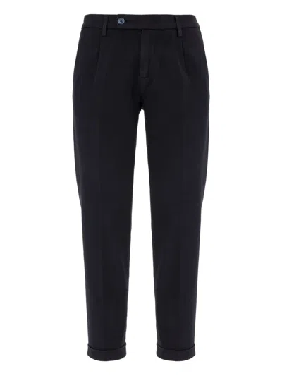 Re-hash Pleated Chinos In Black