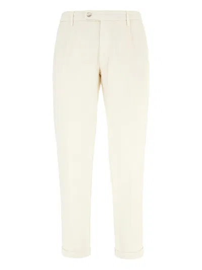 Re-hash Pleated-cuff Trousers In Neutral